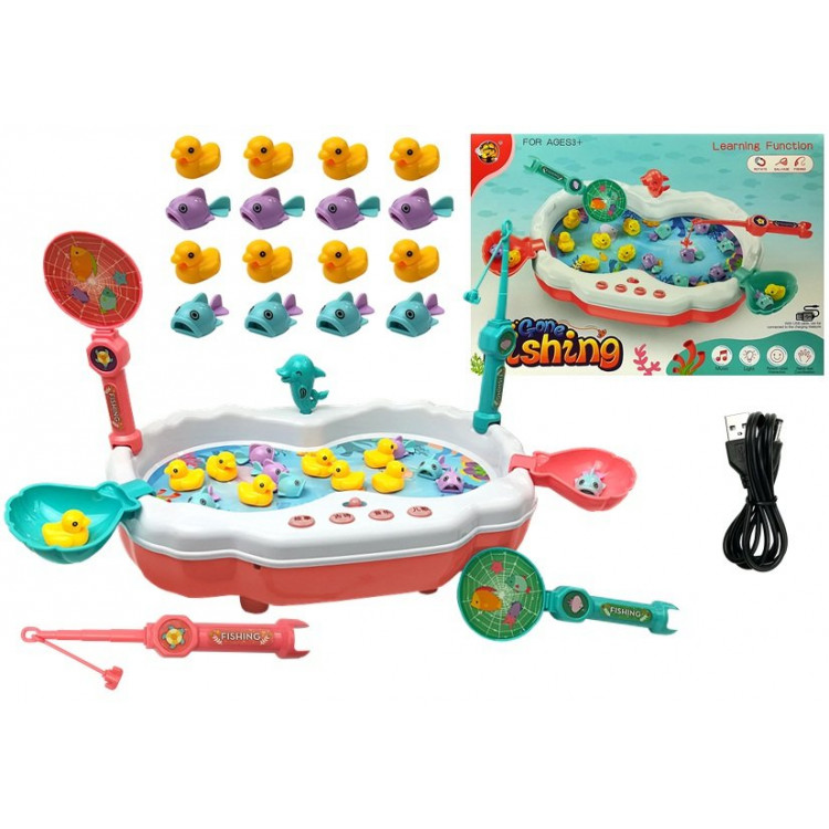 Rybolov na batérie - ružový